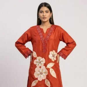 Rust orange Farsi salwar suit